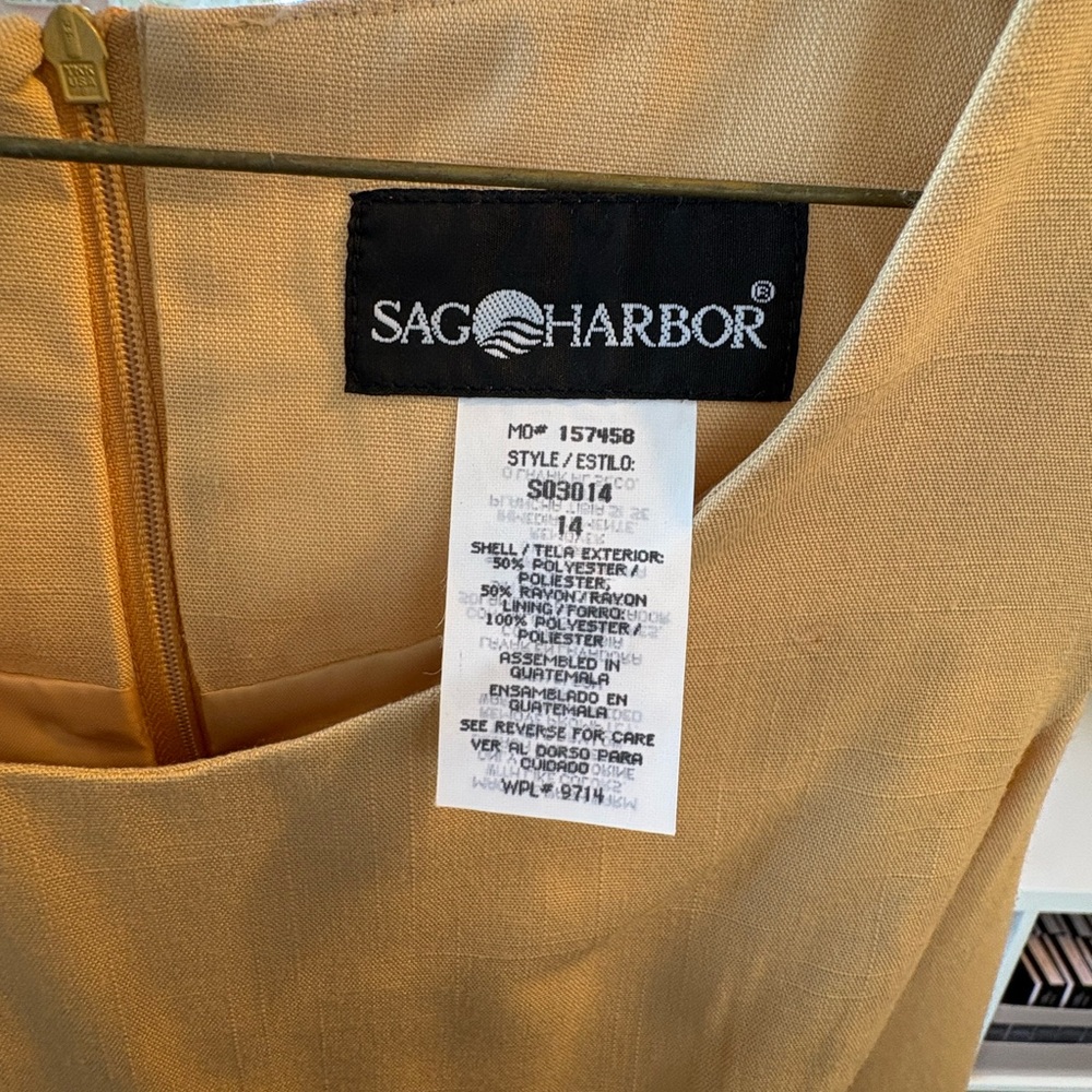 Sag Harbor Gold Sleeveless Top
